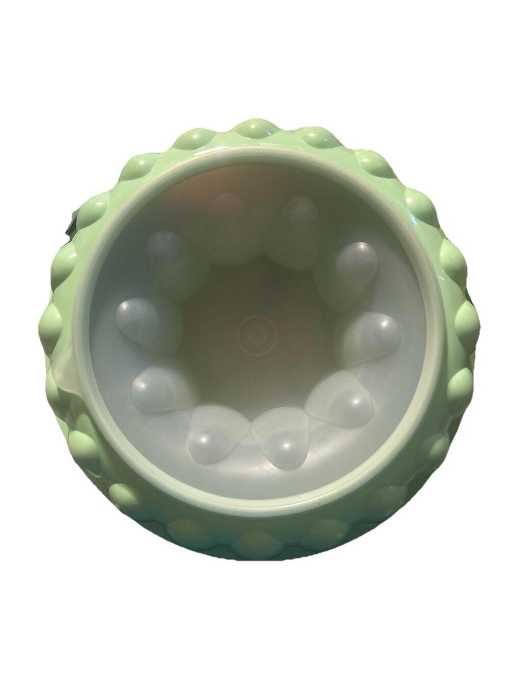Vintage Tupperware Jello Mold Green Ring Dessert Bowl Lid Insert Clean